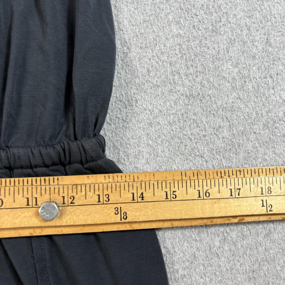 Backcountry Jumpsuit Women Small Black Sleeveless Jersey Drawstring Pockets USA - Picture 8 of 13